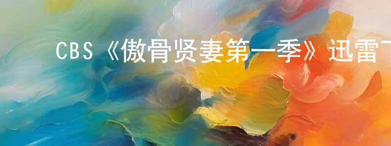 陈菊莲发布CBS《傲骨贤妻第一季》迅雷下载/在线观看/百度云-都市/情感-美剧天堂